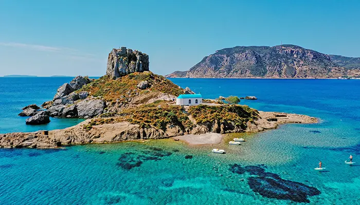 Kastri Islet near Kos island.