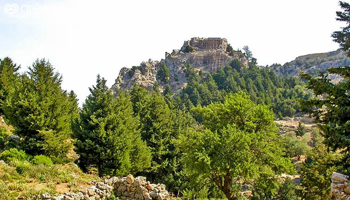 Byzantine Castle of Pyli in Kos island.