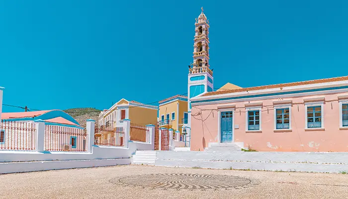 Meis Adası'nda Agios Konstantinos Kilisesi.