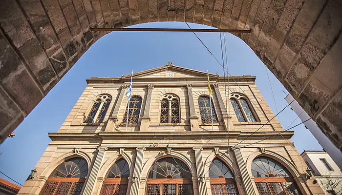 Agios Athanasios Church in Lesvos island.