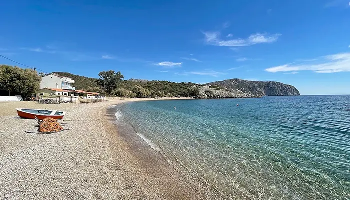 Relax on Blue-Flag Beaches in Lesvos island.
