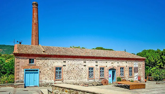 Museum of Olive Oil Production in Lesvos island.