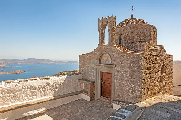 Monastery of St. John in Patmos island.
