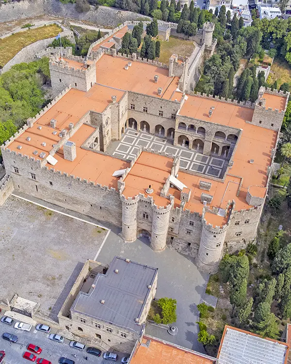 Palace of Grand Master in Rhodes island.