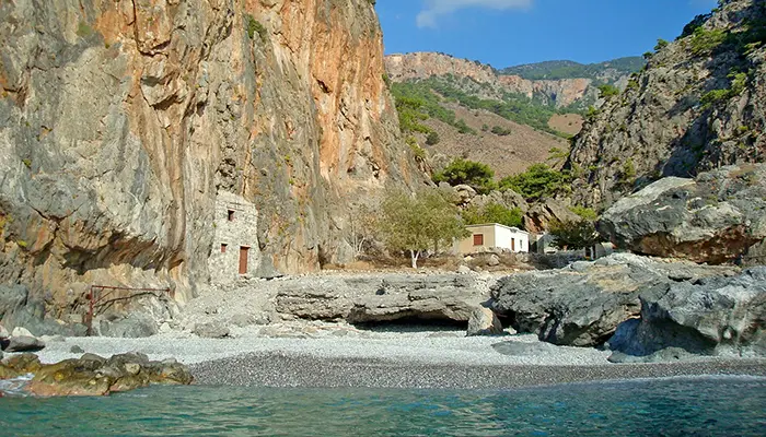 Ksetripiti Gorge in Rhodes island.