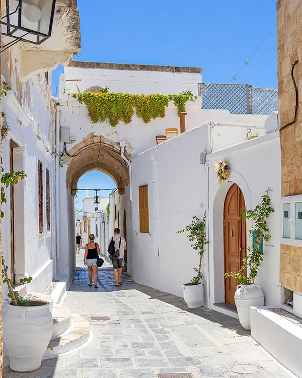 Rodos Adası'nda Lindos Kasabası'nı keşfedin.