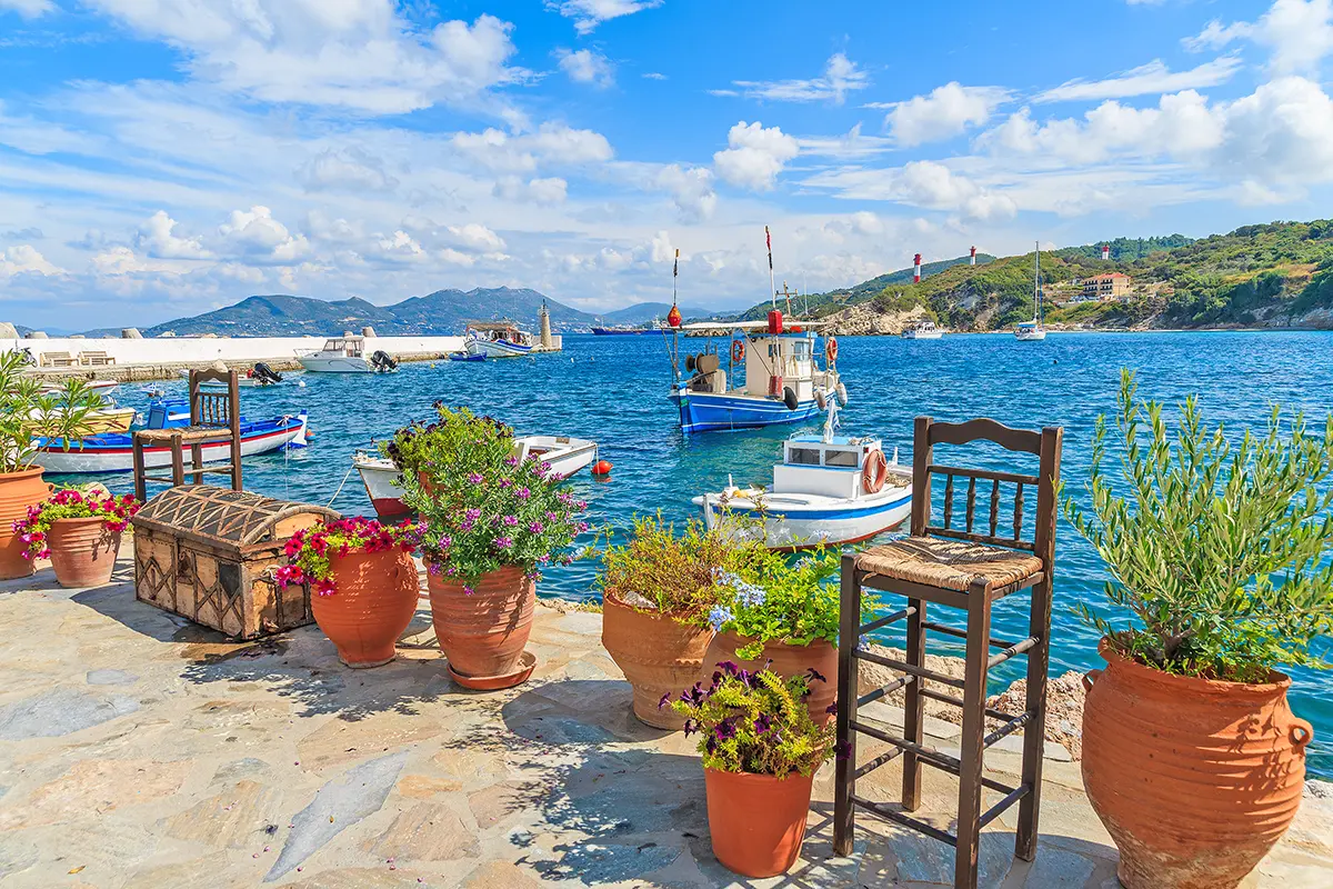 Samos island, Greece.