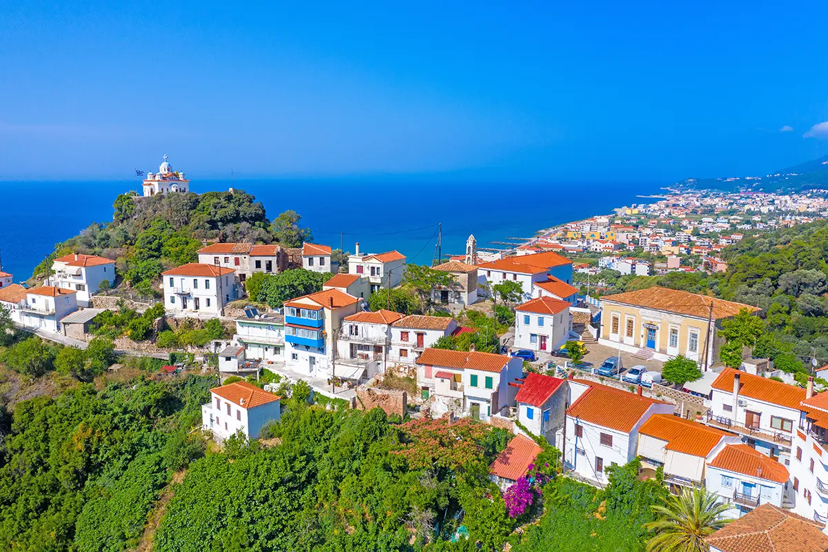 Samos island, Greece.