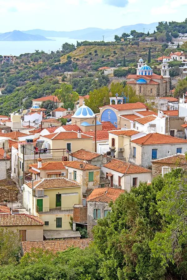 Samos adasının öne çıkanları.